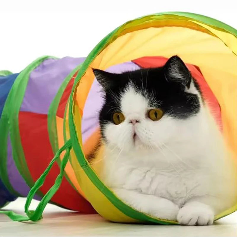 Hot Cat Tunnel Pet Tube Collapsible Play Toy