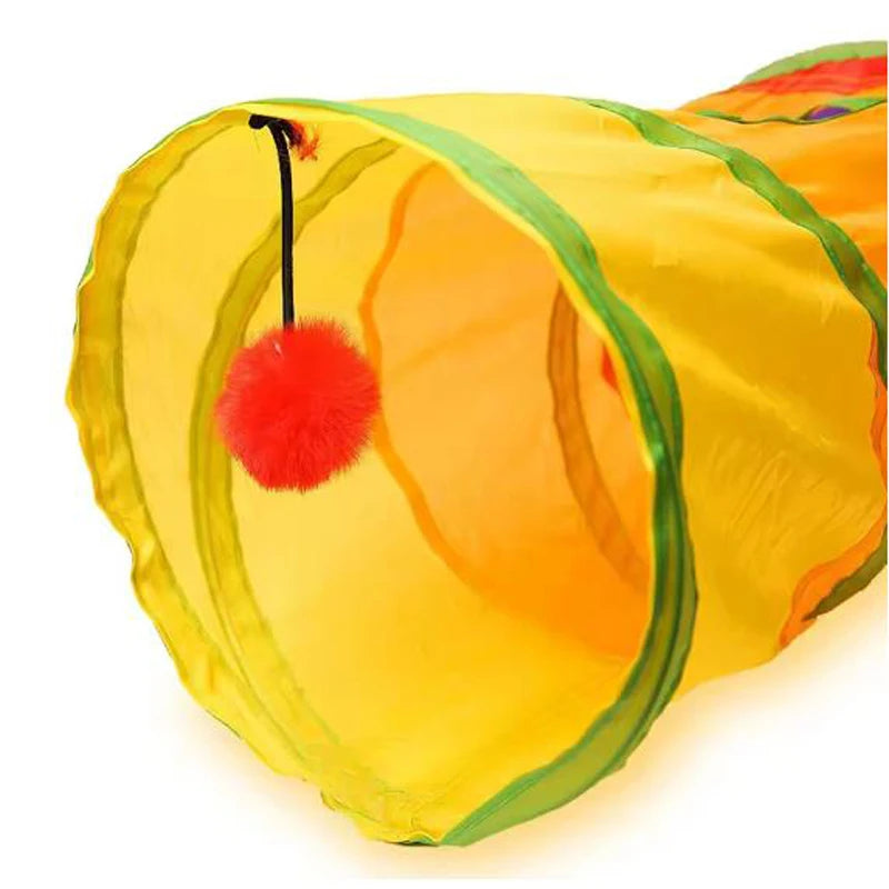 Hot Cat Tunnel Pet Tube Collapsible Play Toy