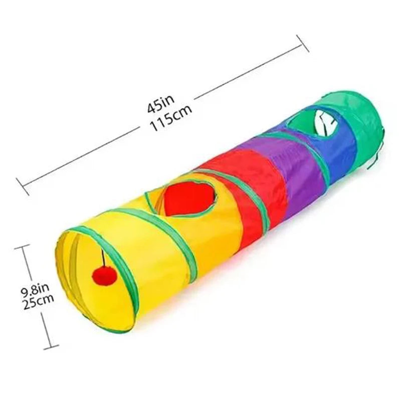Hot Cat Tunnel Pet Tube Collapsible Play Toy