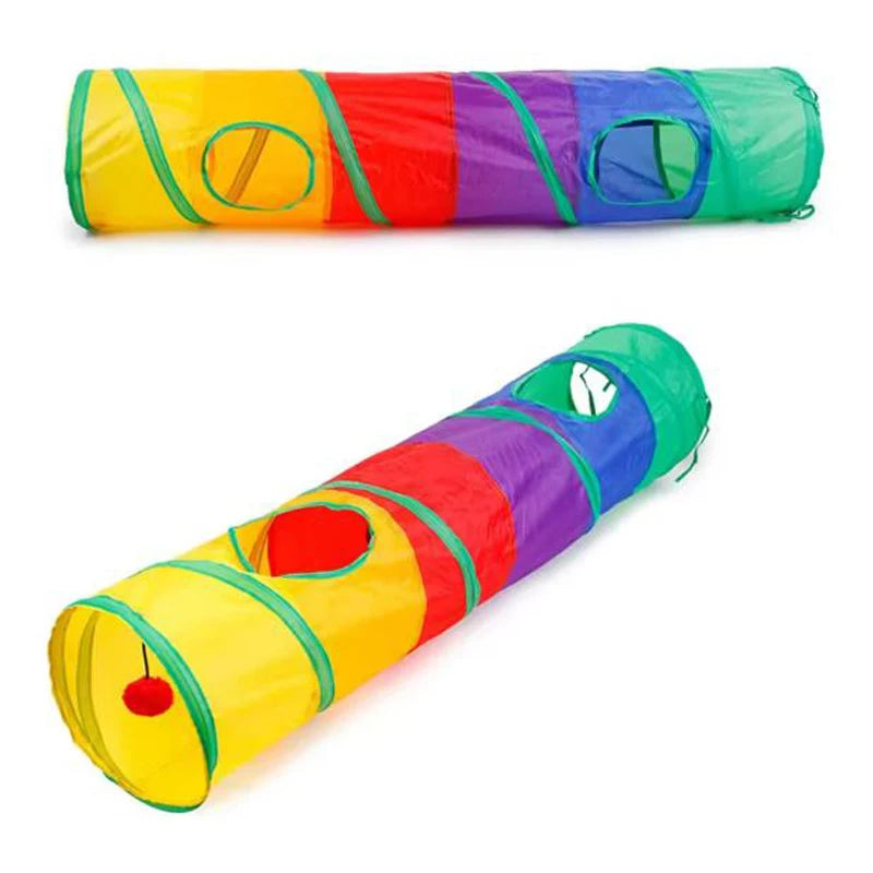 Hot Cat Tunnel Pet Tube Collapsible Play Toy