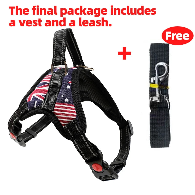 Adjustable Dog Cat Harness