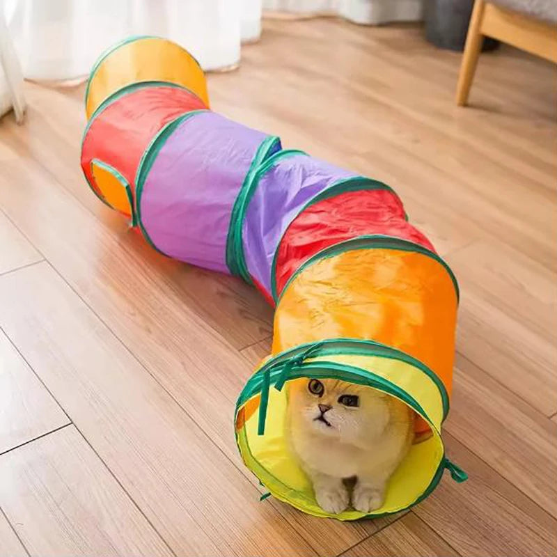Hot Cat Tunnel Pet Tube Collapsible Play Toy