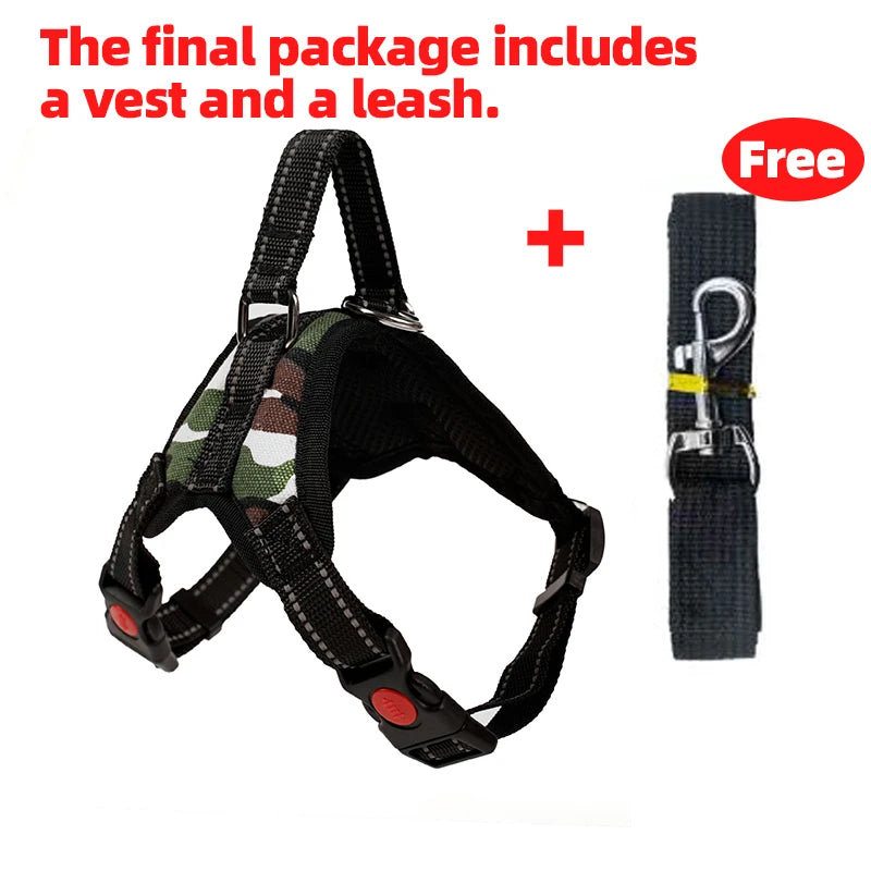 Adjustable Dog Cat Harness