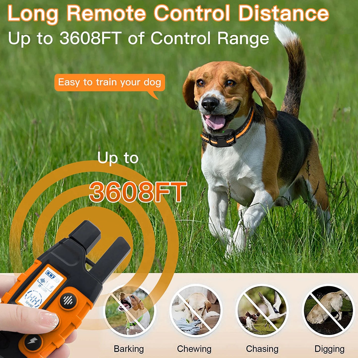 Electric Dog Training Waterproof Pet BehaviorFor