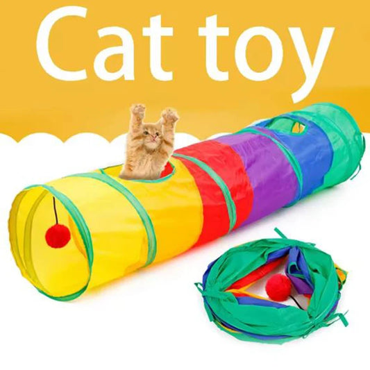 Hot Cat Tunnel Pet Tube Collapsible Play Toy