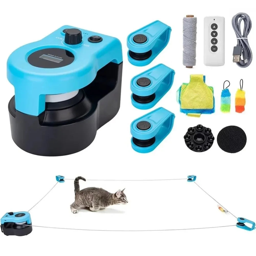 Adjustable Speed Interactive Cat Toy Chase Run Exercise
