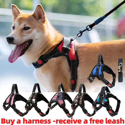 Adjustable Dog Cat Harness
