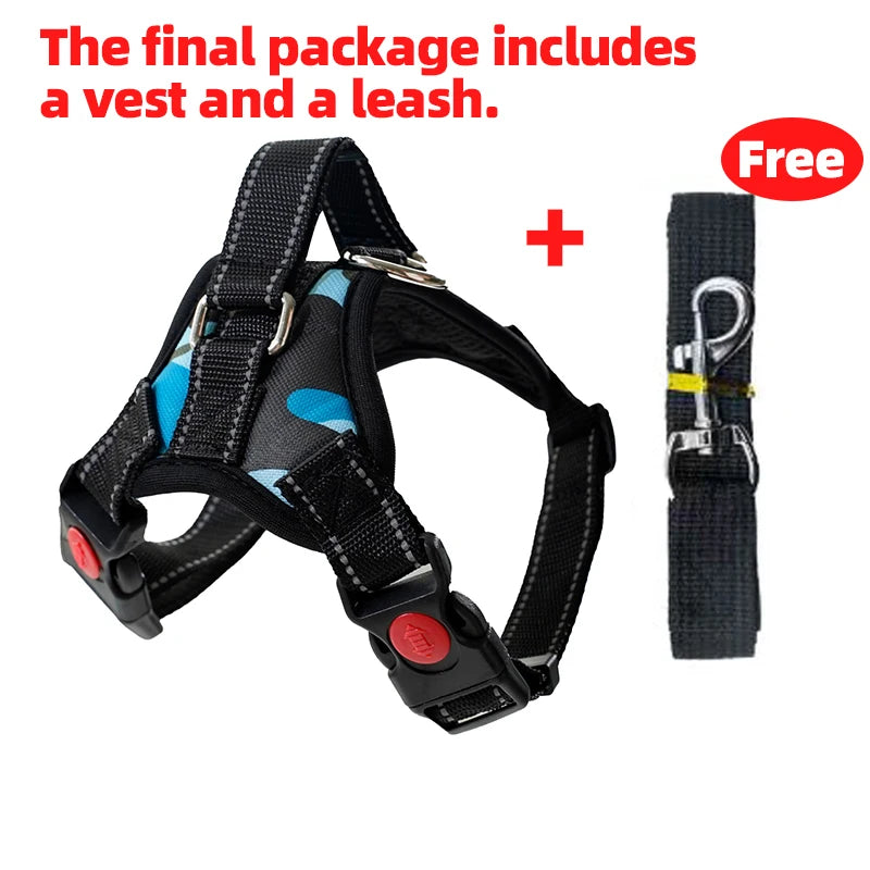 Adjustable Dog Cat Harness